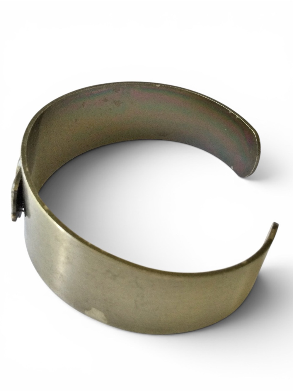 Vtg Darkened Silver‑Tone Classic Car Cuff Bracelet – Kids or XS Adult Wrist - Picture 8 of 10
